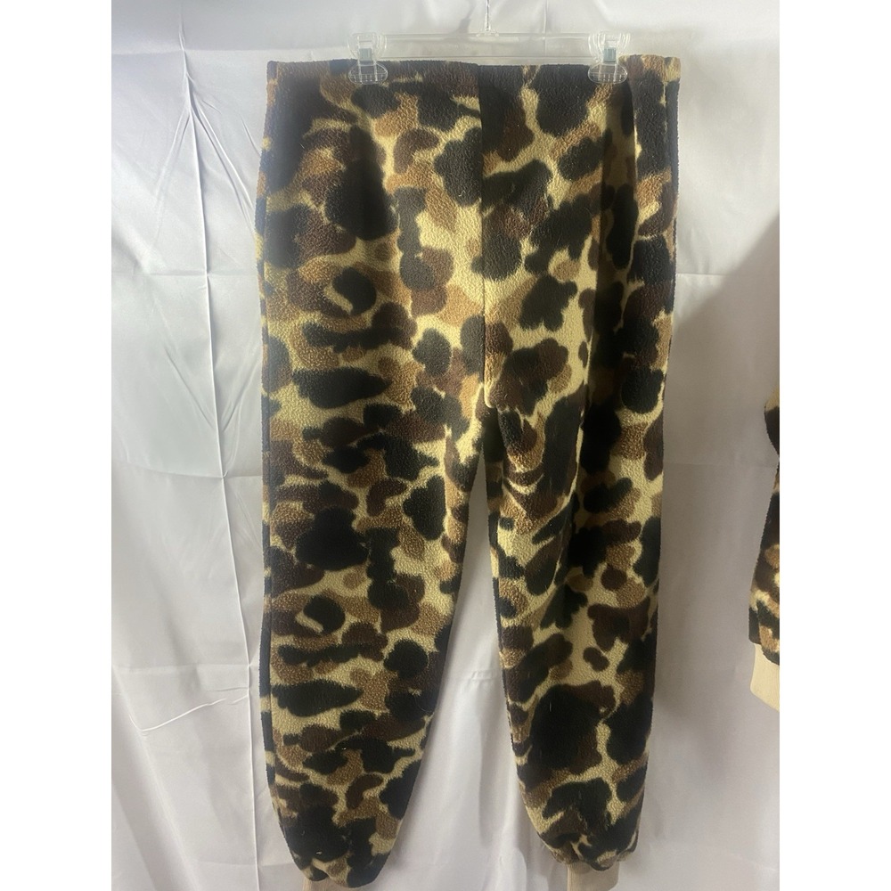 Vintage 1970's Columbia Sportswear Duck Camo Fleece Sweatsuit Men's Medium - Picture 15 of 16